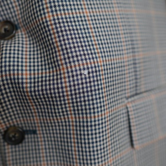 BROOKS BROTHERS 1818 Madison Full Canvas 2-Button Fall Color Plaid Blazer Sz 42R - Picture 16 of 16